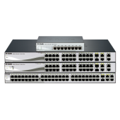  DLK-DES-1210-28P PoE Fast Ethernet WebSmart Switch, including 2 Gigabit BASE-T and 2 Gigabit Combo BASE-T/SFP